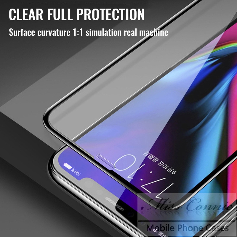 6D Full Cover Tempered Glass For iPhone 6 6s 7 8 X XS iPhone 7 8 Plus XS XR XS Max Screen Protector