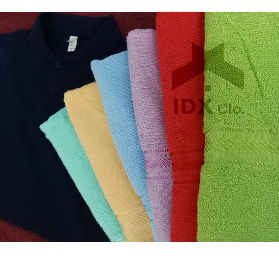 STAR Handuk Merah Putih Terry Palmer 30x70cm Handuk Olahraga - Handuk Muka - Handuk Kecil