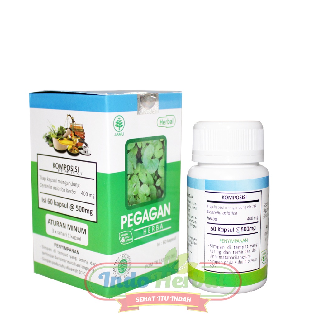 HIU Pegagan Obat Herbal isi 60 kapsul | Obat Herbal  Pegagan