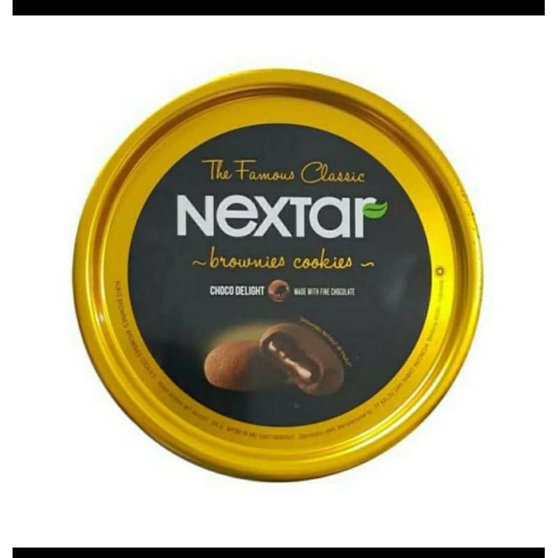 Nextar Brownis coklat 335 gram - 1 dus isi 6 kaleng