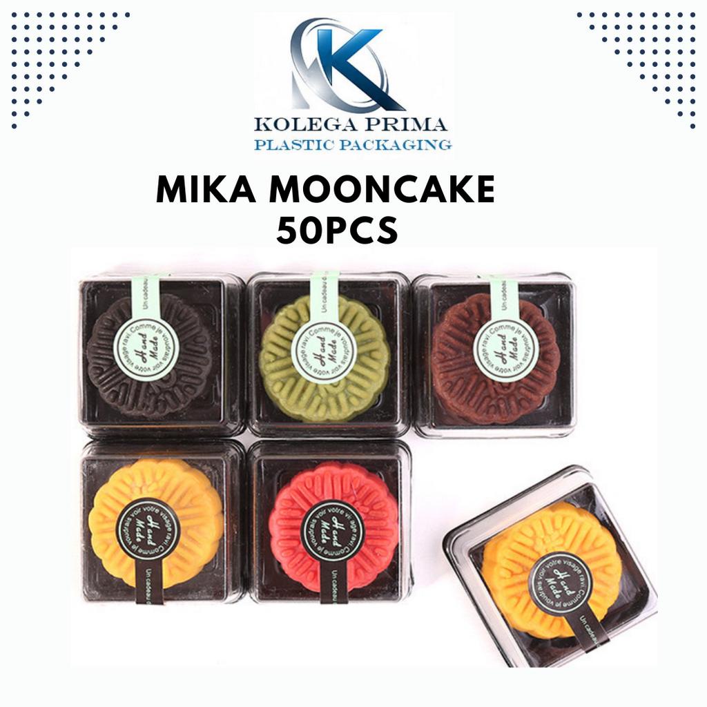 MIKA MOONCAKE/ MIKA PUDING KOTAK/ MIKA PUDING MINI CETAKAN VIRAL/ MIKA MURAH ISI 50PCS