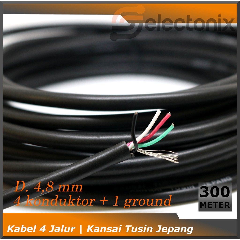 Kabel Audio 4 Jalur | Kansai Tusin [300m]