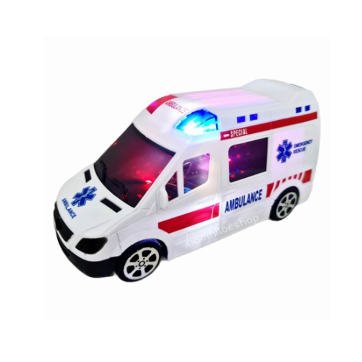 MAINAN MOBIL AMBULANCE 3D/ MAINAN EDUKASI ANAK/MAINAN ANAK LAKI LAKI