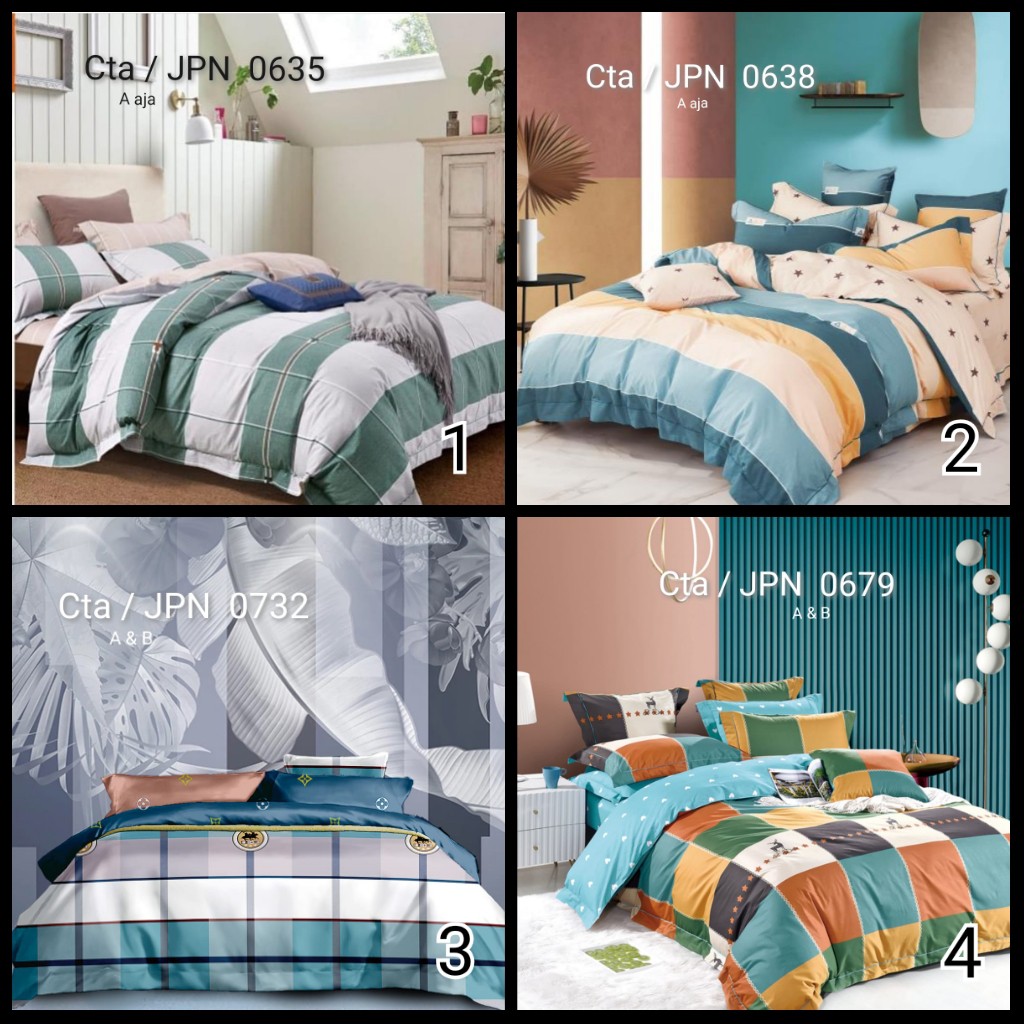 Bahan Kain katun jepang meteran / Sprei dan Bedcover Katun Jepang