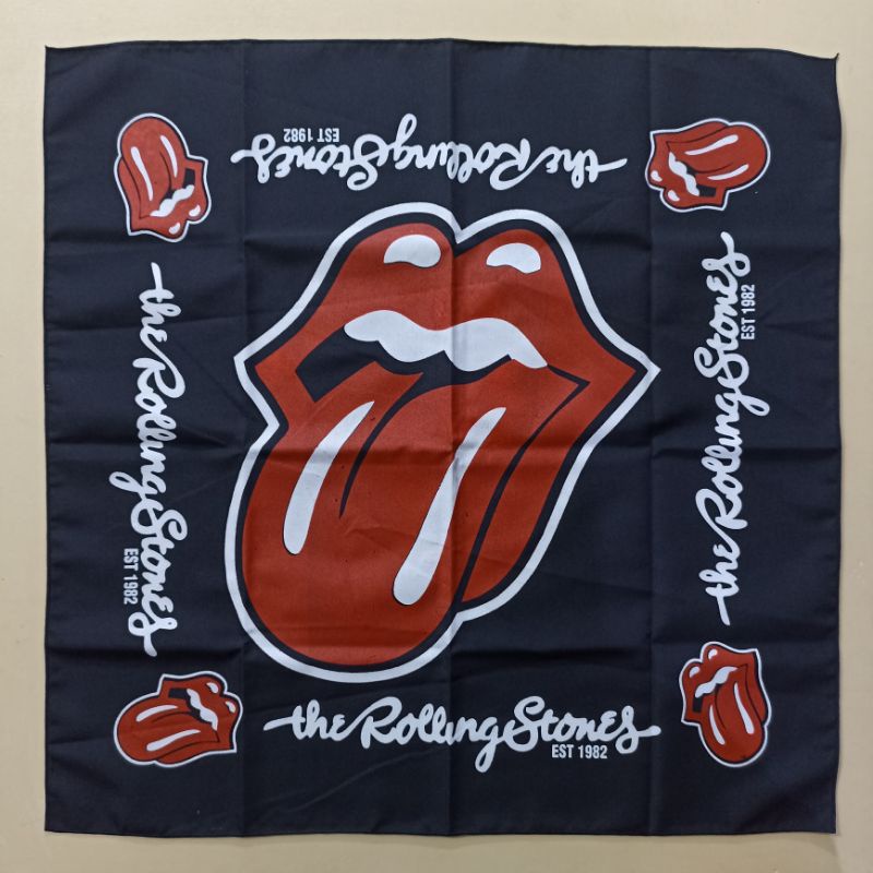 [COD] SLAYER BANDANA MUSIK BAND PREMIUM SUPER MURAH BEST SELLER-THE ROLLING STONES