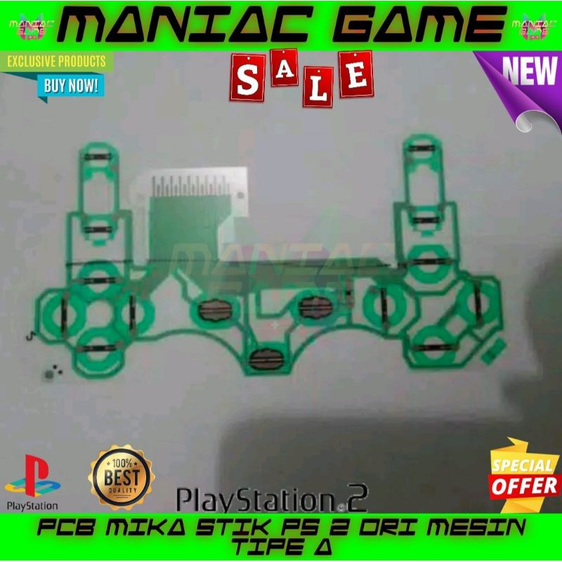 PCB MIKA STIK PS 2 ORI MESIN TIPE A DOUBLE