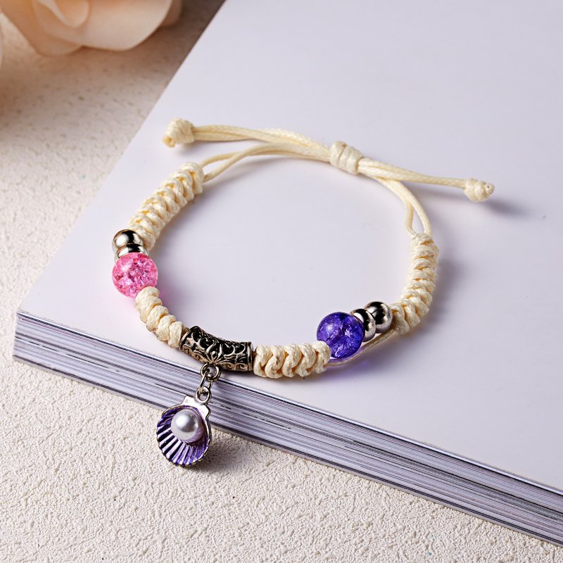 Gelang Tali Kepang Handmade Adjustable Untuk Wanita