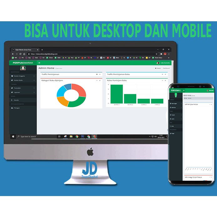 Aplikasi Perpustakaan berbasis Website Framework Codeigniter dan Bootstrap