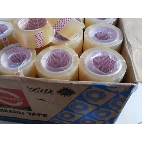 

✫ HSI Isolasi Selotip Lakban Bening Tape 2 inch 48 mm 90 Yard Daimaru ➱