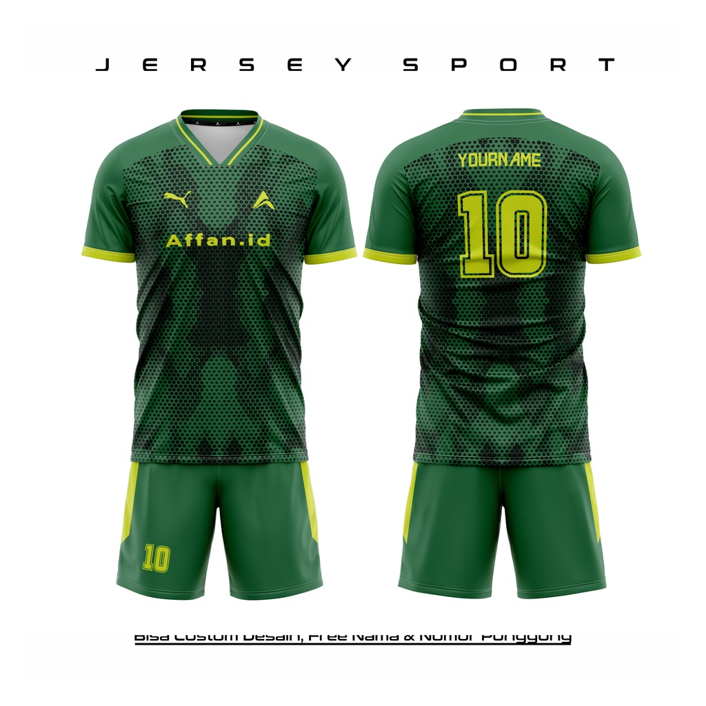 (Bisa Satuan) Jersey Baju Futsal/bola Custom Desain Full Printing Bahan  Premium F041