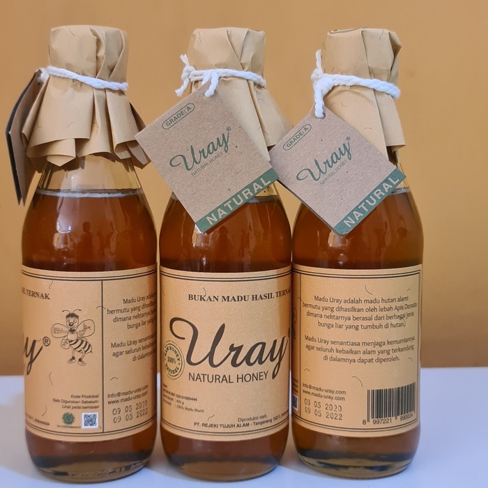 

201nhgg Madu Uray Natural Grade A - 330Ml Dan 640Ml - Botol 330Ml Ds201Fs