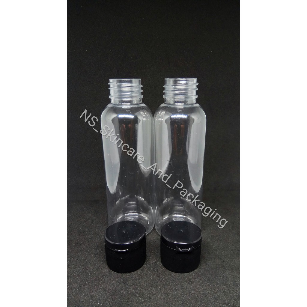 Botol Fliptop 100ml Tutup Fliptop Hitam