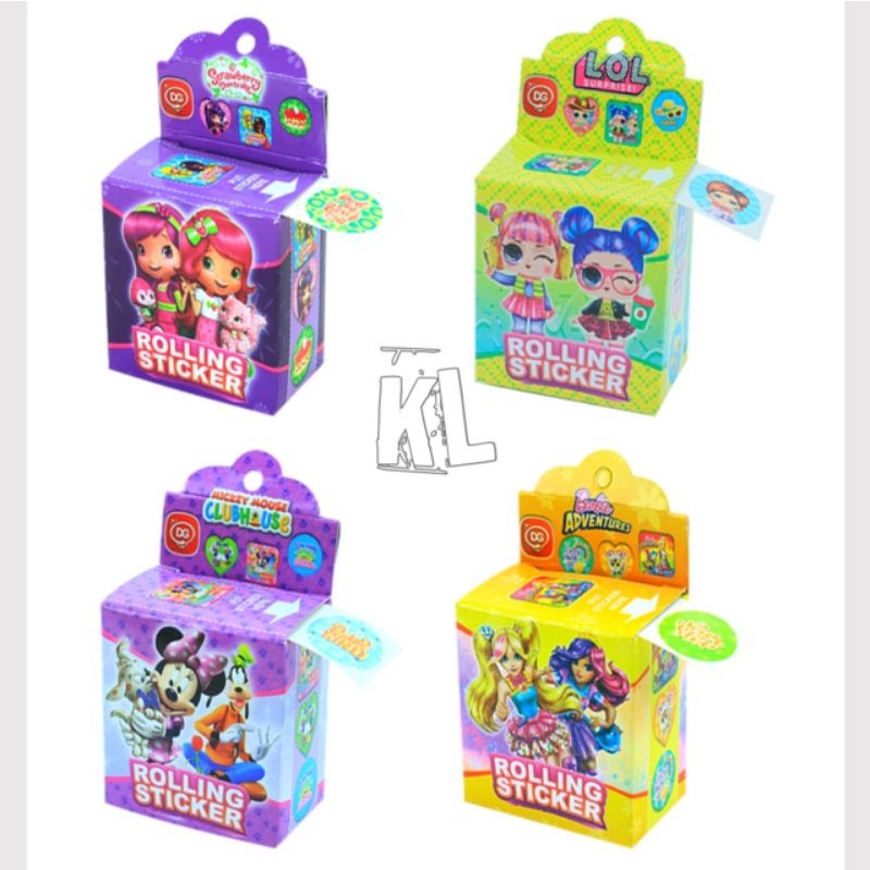 

Mainan Anak Stiker Roll Sticker Rolling Karakter Panjang 1m