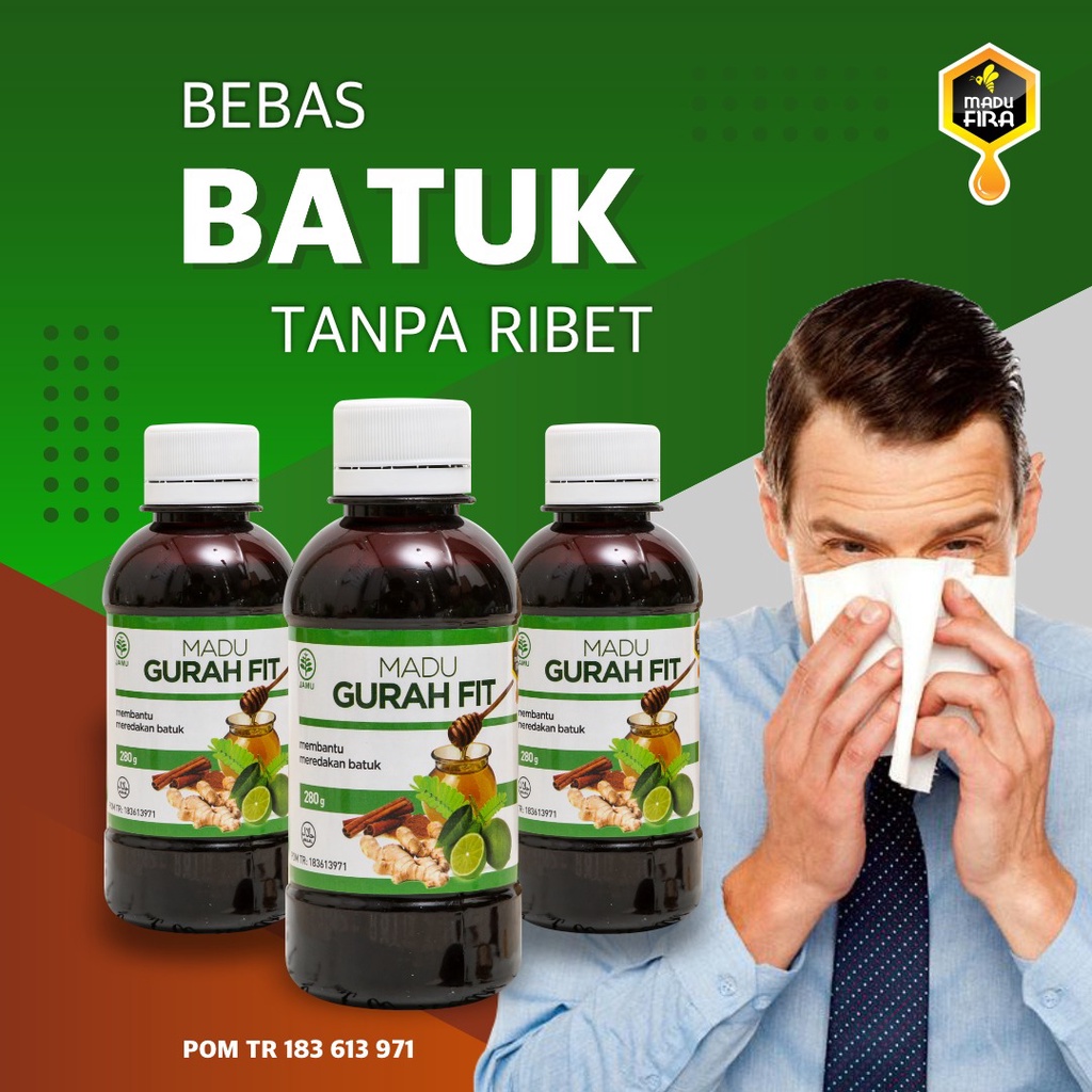 [Bisa COD] MADU GURAH FIT ASLI ORIGINAL GURAHFIT MADU Untuk Bronkitis, Radang Tenggorokan, Batuk dll | Madu GURAH FIT Asli Original