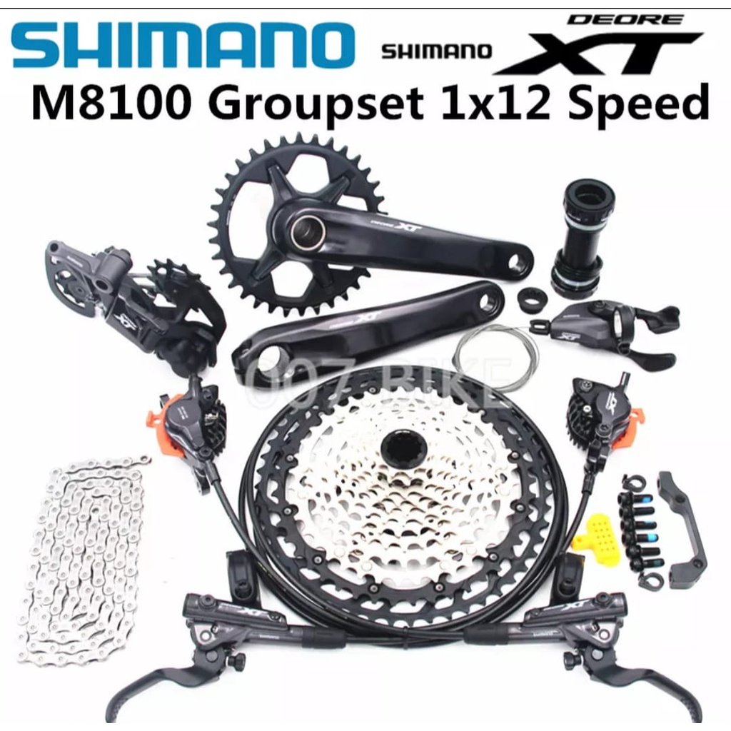 Group Set XT M8100 1 x 12 SPEED Groupset Deore XT M8100 12Speed