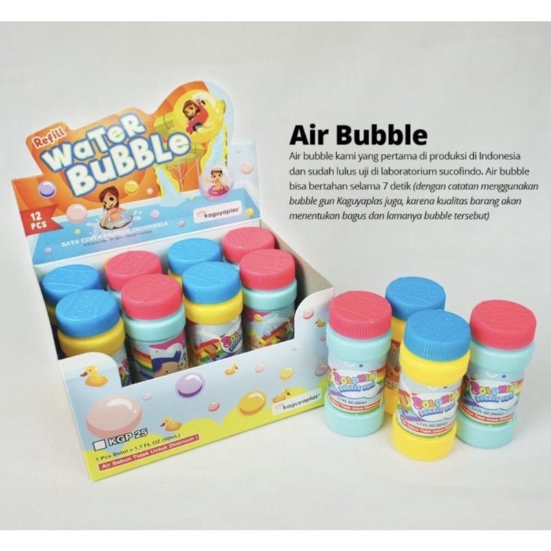 0Water Bubble Isi Ulang Bubble Camera Super Bubble Refill