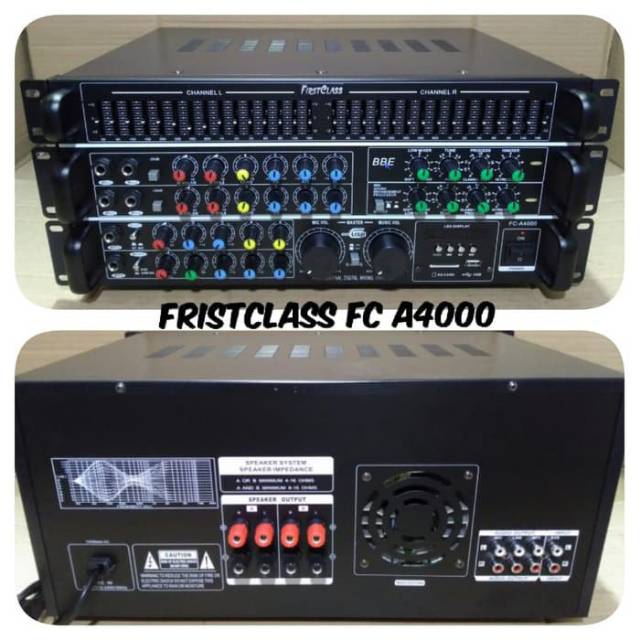 power mixer amplifier karoke FirstClass 6 Channel FC-A4000