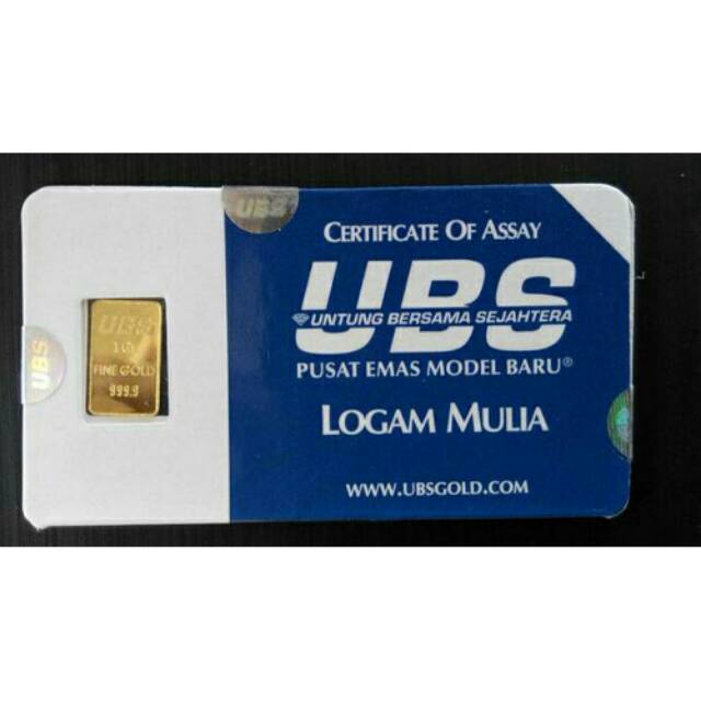 Emas UBS 1 gram