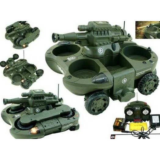 TERJAMIN AMAN RC Tank Amphibious