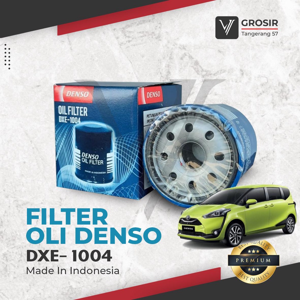 OIL FILTER TOYOTA SIENTA DENSO DXE1004 FILTER TOYOTA SIENTA