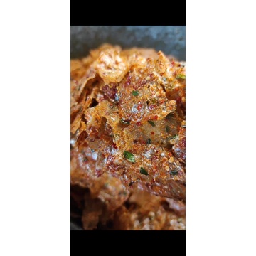 

Keripik kaca/ pikset pedes daun jeruk