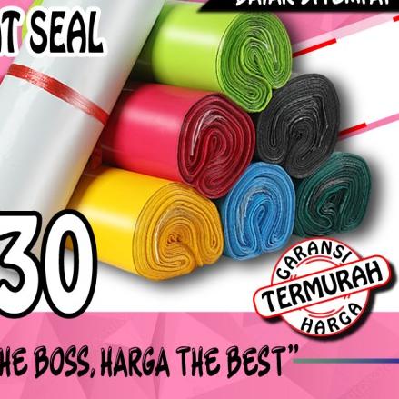 

➼ PREMIUM * BIRU 17x30 (+/-100 lembar) Polymailer Amplop Plastik Kurir ☼