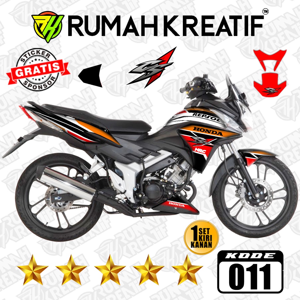 RK Juara Stiker CS 1 - Semi Fullbody - Stiker Honda CS 1 Variasi - RK-B