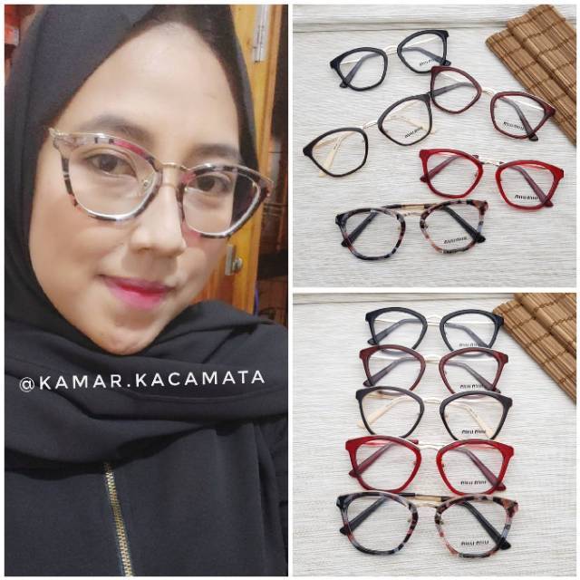 Frame kacamata syahrini gaya fashion wanita 58538