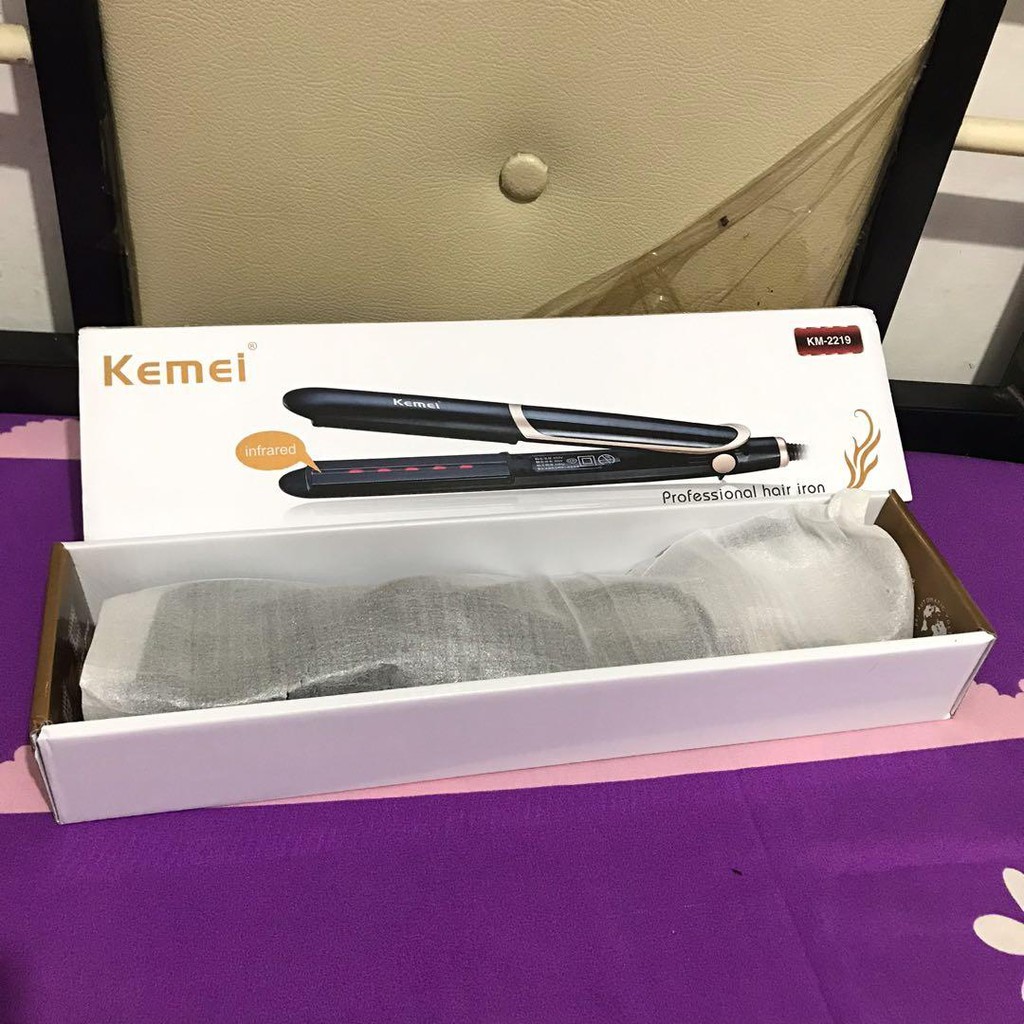 [COD] KEMEI KM 2219 CATOK RAMBUT INFRA RED Safe Japan Technology Meluruskan Mengkritingkan Aman
