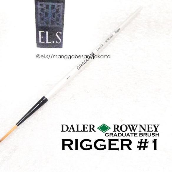 

Daler Rowney Graduate Brush Rigger 1 (Kuas Lukis)