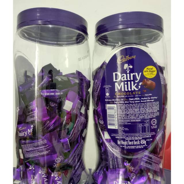 Coklat Cadburry Malaysia 450gram isi 100pcs permen coklat