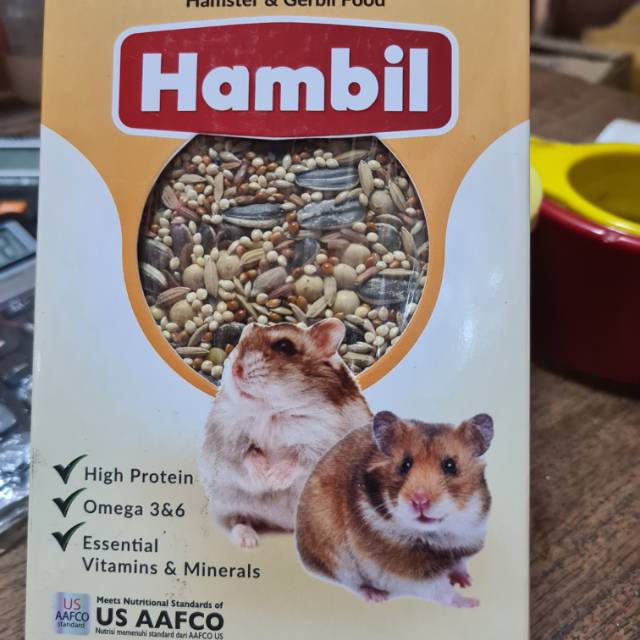 1 DUS HAMBIL 400gram makanan hamster marmut sugar glider hambil voer HAMSFOOD