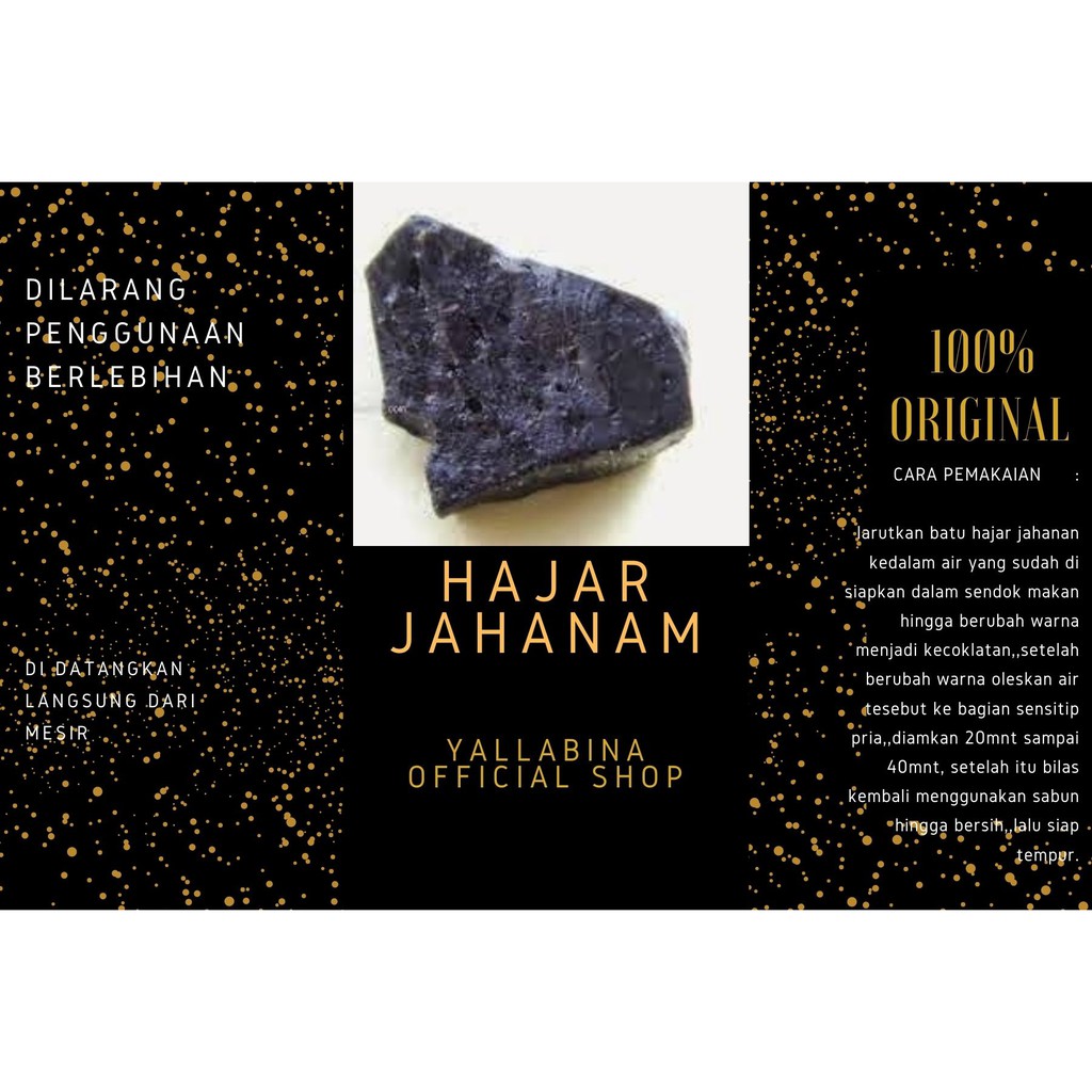 hajar jahanam batu/salep(minyak)/hajar jahanam mesir asli original