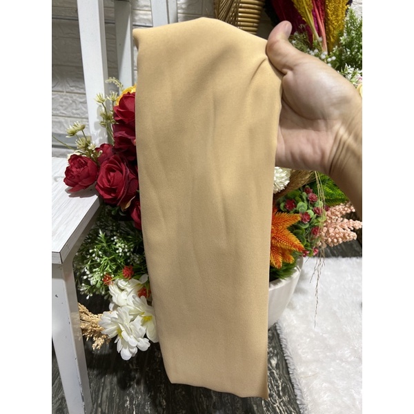 selendang sifon cref warna buah naga-Nude