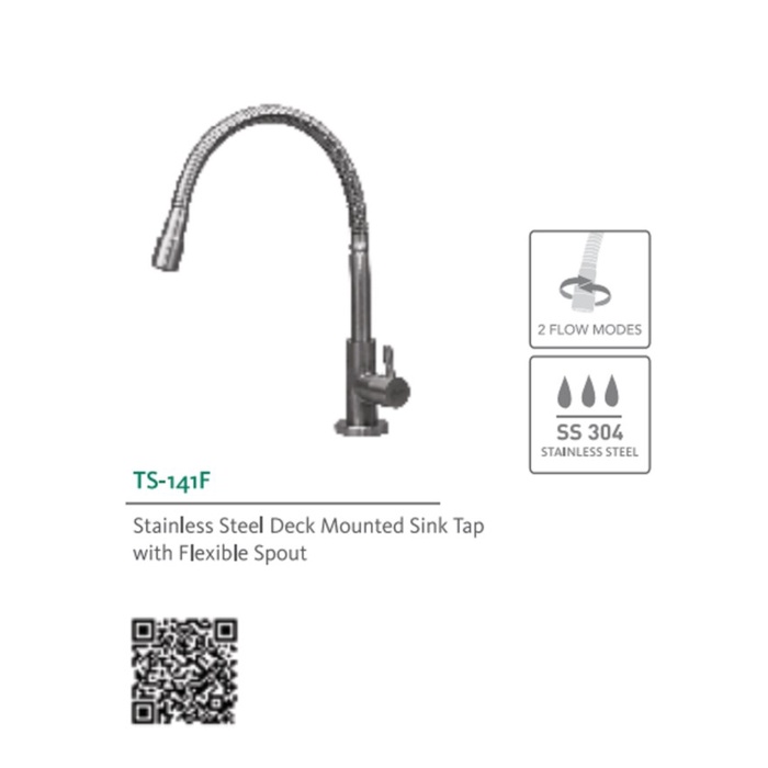 TERLARIS WASSER TS-141 KRAN ANGSA FLEKSIBEL / KRAN DAPUR FLEKSIBEL