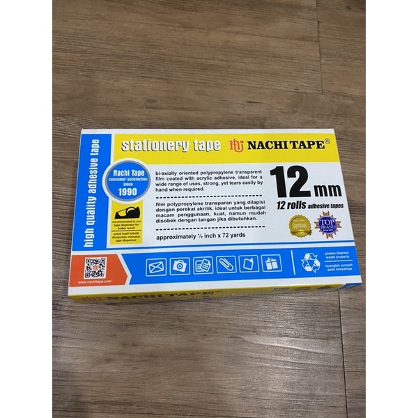 

stationery tape nachi 12mm. 1/2”