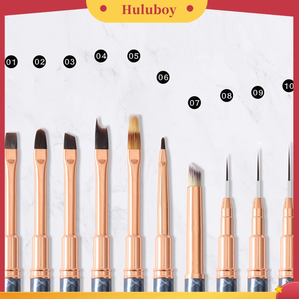 Huluboy Huluboy♡ Pena Gambar Nail Art Bahan Metal Untuk Hadiah Wanita
