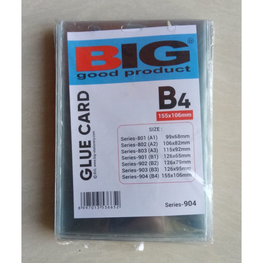 

ID Card - Name Tag - Card Holder B4 155mm x 106mm BIG // OA B4