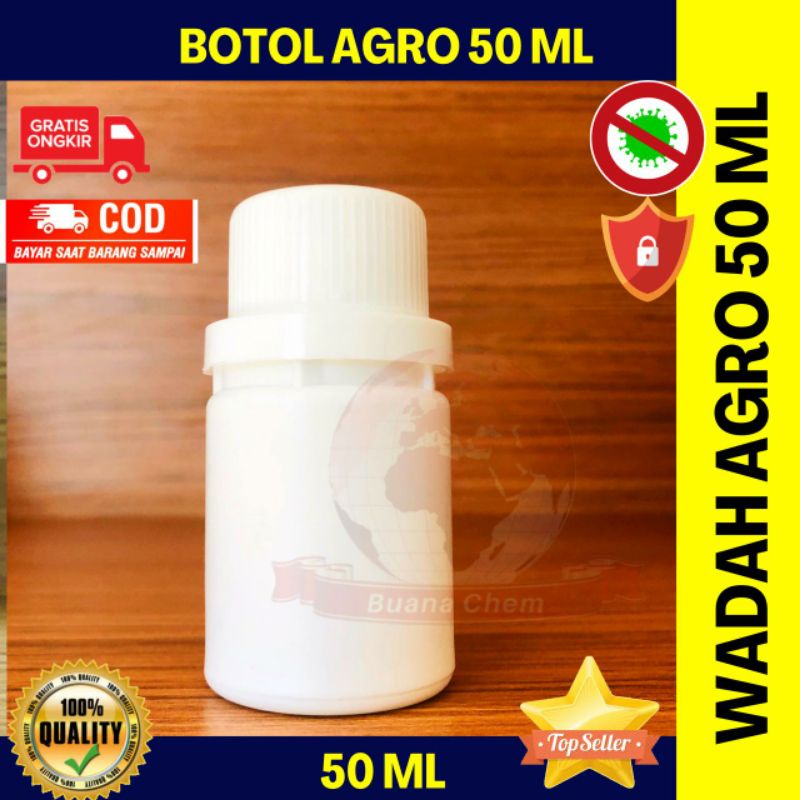 Wadah Agro 50ml/ Botol Agro