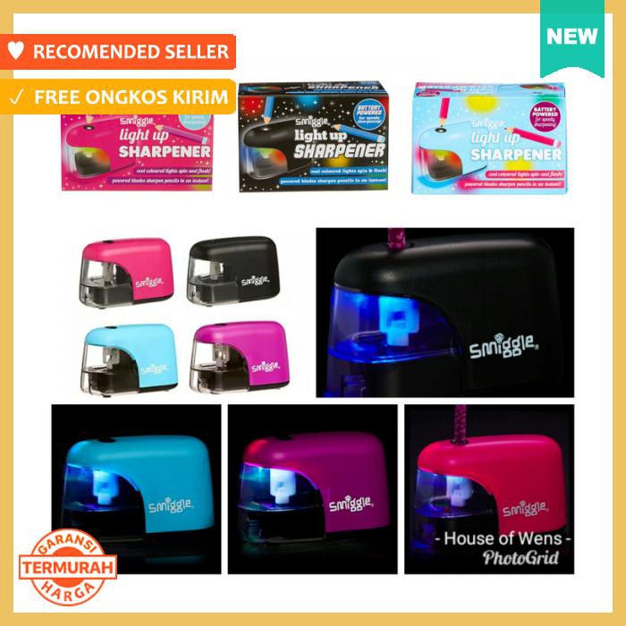 

Smiggle Auto Light Up Sharpener Pensil Smiggle - Alat Tulis - Rautan