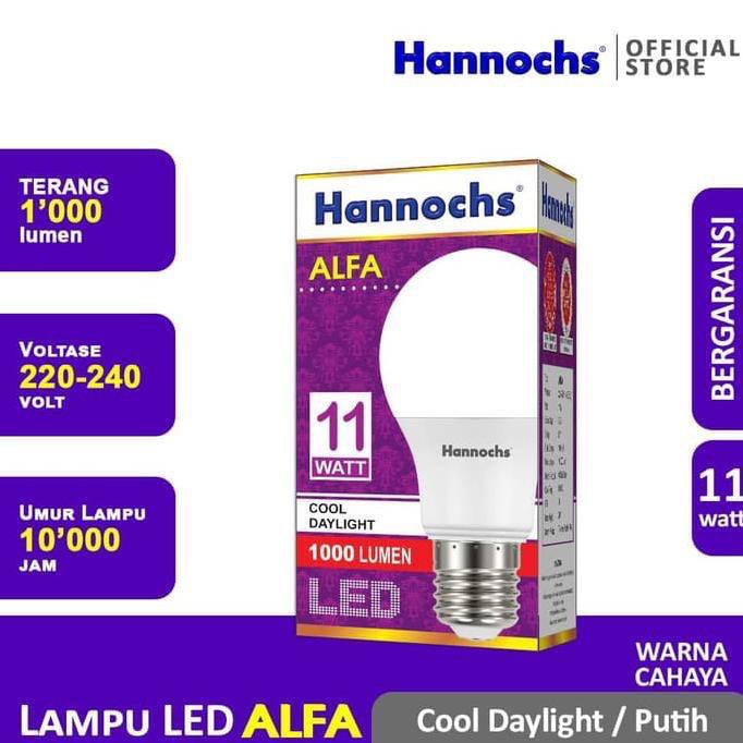 Hannochs - Lampu LED Alfa - 11 watt - cahaya Putih