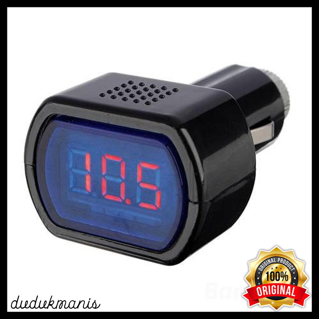 Monitor Voltase Baterai Aki Mobil 12V HOB-129