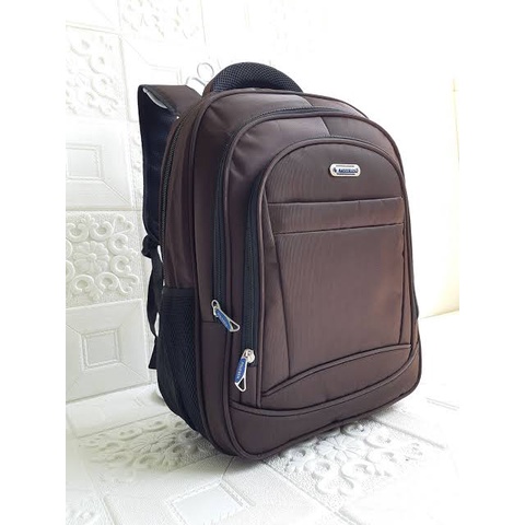 Polo Trands Tas Ransel Laptop Zipper Code Lock Resleting - Tas Pria Tas Bacpack