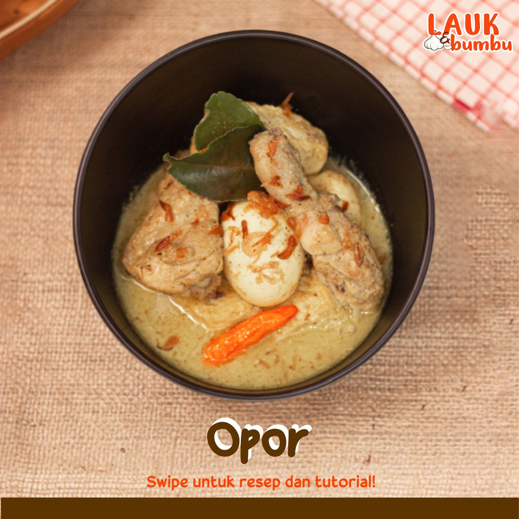 

LAUK BUMBU OPOR AYAM bumu siap pakai masak bumbu instan frozen