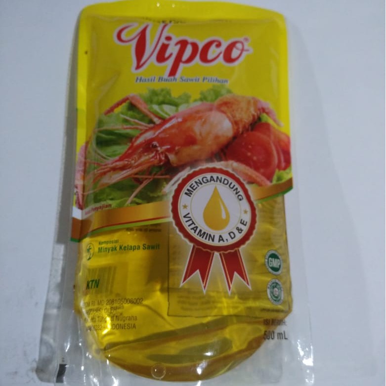 VIPCO MINYAK GORENG SAWIT 500ml - 1000ml