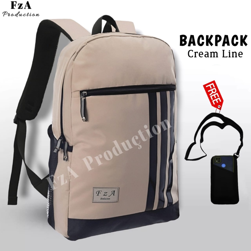 Big Promo..Tas Ransel Distro sekolah kuliah Kerja Pria 4286CV Tas Premium Gratis Sako Wallet