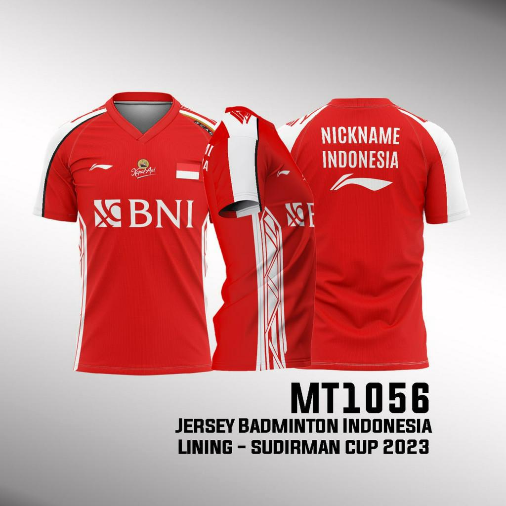 Jersey Badminton Indonesia - lining - sudirman cup 2023 Ada Size Jumbo