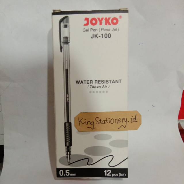 

[ ISI 12 ] Pulpen jell / Gel Joyko JK-100 Lusinan hitam