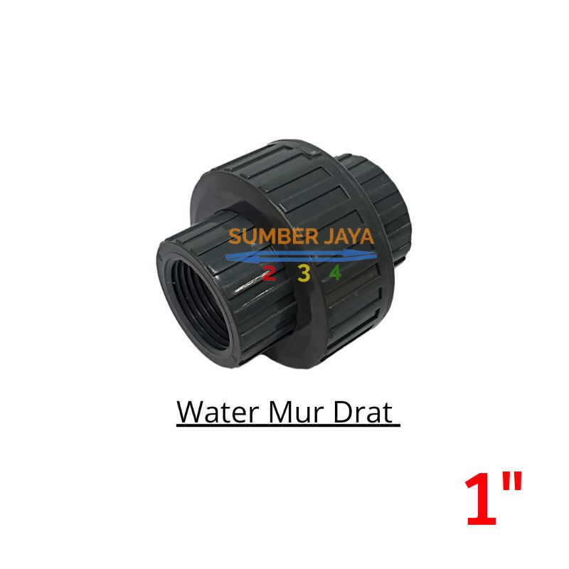 Water Mur drat dalam 1inch / Watermur/Watermor TERMURAH