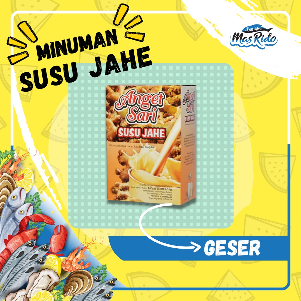 

Anget Sari Susu Jahe Sachet Minuman Herbal Susu Jahe Siap Seduh